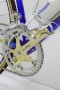 Engraved detail Ernesto Colnago signature in crankset