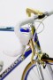 Engraved detail Colnago logo in brake lever, handlebar tape in leather perforated