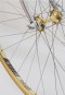 Campagnolo C Record gold plated wheels