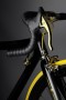 Colnago C35 Engraved detail on brke lever Campagnolo C Record gold plated