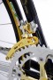 Front derailleur gold plated